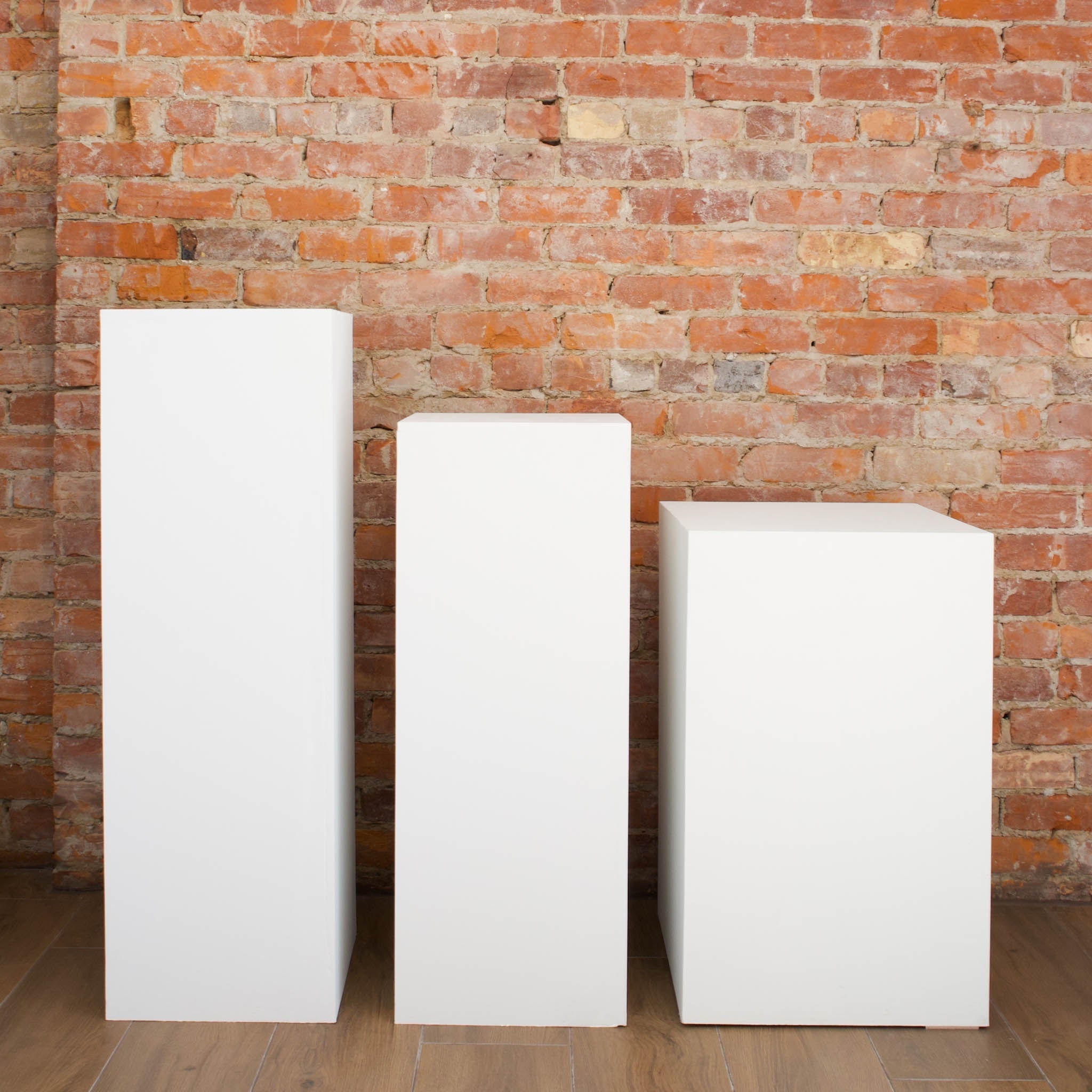 Floor Standing Pedestal - 12"x12" Top - Veneer Finish, Multiple Colors
